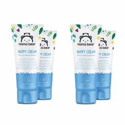 Marca Amazon- Mama Bear - creme protetor para bebés para troca de fralda com óxido de zinco e pantenol - 4 tubos - 4 x 150 ml