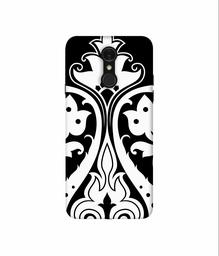 Amazon Brand - Solimo Designer S Shape Rangoli 3D Printed Hard Back Case Mobile Cover for LG Q7