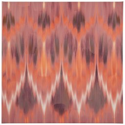 Amazon Brand – Stone & Beam Modern Coral Ikat-Inspired Print Wall Art on Canvas, 16