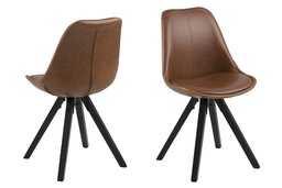 An Amazon Brand - Movian Arendsee - Set of 2 Dining Chairs, 55 x 55 x 85 cm (L x W x H)