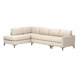 Amazon Brand – Rivet Edgewest Low Back Modern Left L-Sectional, 116