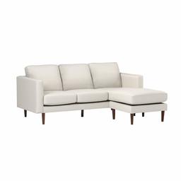 Amazon Brand – Rivet Revolve Modern Upholstered Sofa with Reversible Sectional Chaise, 80