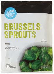 Amazon Brand - Happy Belly Frozen Brussels Sprouts, Whole, 12 Ounce