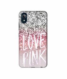 Amazon Brand - Solimo Designer Love Pink 3D Printed Hard Back Case Mobile Cover for Vivo Y91i