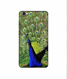 Amazon Brand - Solimo Designer Peacock 3D Printed Hard Back Case Mobile Cover for Vivo Y55L