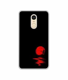 Amazon Brand - Solimo Designer Red Moon UV Printed Soft Back Case Mobile Cover for Mi Redmi Note 4