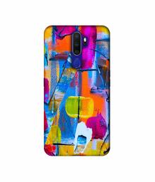 Amazon Brand - Solimo Designer Multicolor Box Texture 3D Printed Hard Back Case Mobile Cover for Oppo A9 (2020)