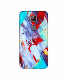 Amazon Brand - Solimo Designer Blue and Red Brush Texture 3D Printed Hard Back Case Mobile Cover for Huawei G8