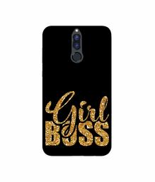 Amazon Brand - Solimo Designer Sparkle Girl Boss 3D Printed Hard Back Case Mobile Cover for Huawei Honor 9i