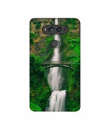 Amazon Brand - Solimo Designer Waterfall 3D Printed Hard Back Case Mobile Cover for LG V20