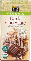 365 Everyday Value, Organic Dark Chocolate Bar (56% Cacao), 3 Ounce