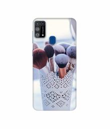 Amazon Brand - Solimo Designer Shade Brush 3D Printed Hard Back Case Mobile Cover for Samsung Galaxy M31