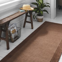 Amazon Brand – Stone & Beam Contemporary Mode Tone Wool Runner Rug, 2' 6