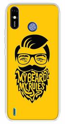 Amazon Brand - Solimo Designer Multicolor Beard Man Printed Soft Back Case Mobile Cover for Tecno Spark Go Plus