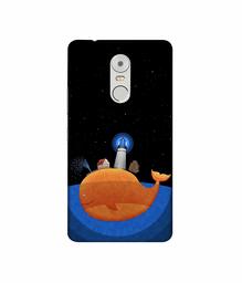 Amazon Brand - Solimo Designer Whale 3D Printed Hard Back Case Mobile Cover for Lenovo K6 Note