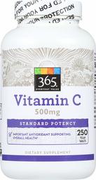 365 Everyday Value, Vitamin C 500mg, 250 ct