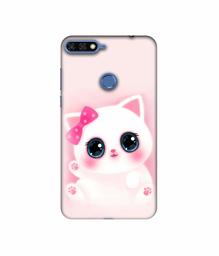 Amazon Brand - Solimo Designer Babby Kitty 3D Printed Hard Back Case Mobile Cover for Huawei Honor 7A