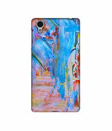 Amazon Brand - Solimo Designer Light Multicolor Canvas 3D Printed Hard Back Case Mobile Cover for Vivo Y51L