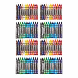 AmazonBasics Jumbo Crayons - 24 Assorted Colors, 4-Pack