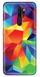 Amazon Brand - Solimo Designer Triangle Pattern 3D Printed Hard Back Case Mobile Cover for Oppo A9 (2020)