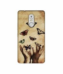 Amazon Brand - Solimo Designer Butterflies 3D Printed Hard Back Case Mobile Cover for Lenovo K6 Note