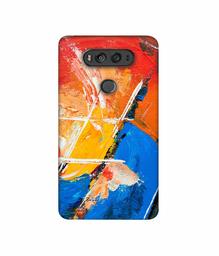 Amazon Brand - Solimo Designer Color Impression On Canvas 3D Printed Hard Back Case Mobile Cover for LG V20