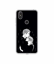 Amazon Brand - Solimo Designer Couples Standing in Rain UV Printed Soft Back Case Mobile Cover for Coolpad Cool 3 Plus