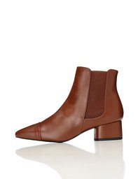 Amazon Brand - find. Women's Toe Cap Leather Chelsea Boots