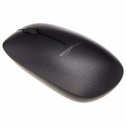 AmazonBasics Slim Wireless Bluetooth Mouse, Black