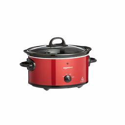 AmazonBasics Slow Cooker with 3 Heat Settings and Keep-Warm Function, 135-160 W, 3.5L