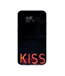 Amazon Brand - Solimo Designer Kiss 3D Printed Hard Back Case Mobile Cover for Samsung Galaxy S8 Plus