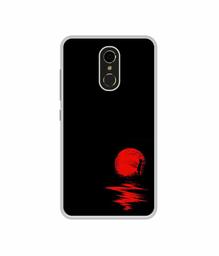 Amazon Brand - Solimo Designer Red Moon UV Printed Soft Back Case Mobile Cover for Itel S41