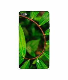 Amazon Brand - Solimo Designer Leaf Photography 3D Printed Hard Back Case Mobile Cover for Micromax Canvas Sliver 5 Q450