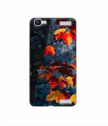 Amazon Brand - Solimo Designer Autumn Leaf 3D Printed Hard Back Case Mobile Cover for Vivo V1 Max