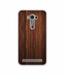 Amazon Brand - Solimo Designer Wooden Texture UV Printed Soft Back Case Mobile Cover for Asus Zenfone 2 Laser ZE550KL