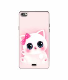 Amazon Brand - Solimo Designer Babby Kitty 3D Printed Hard Back Case Mobile Cover for Micromax Canvas Sliver 5 Q450