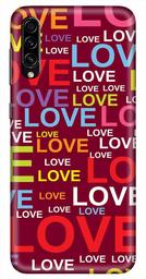 Amazon Brand - Solimo Designer Love Pattern Design 3D Printed Hard Back Case Mobile Cover for Samsung Galaxy A50s