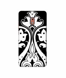 Amazon Brand - Solimo Designer S Shape Rangoli 3D Printed Hard Back Case Mobile Cover for Nokia 2.1