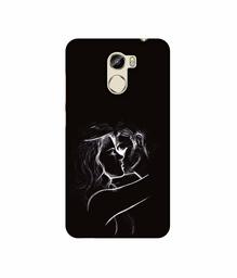 Amazon Brand - Solimo Designer Kissing Couple 3D Printed Hard Back Case Mobile Cover for Gionee X1