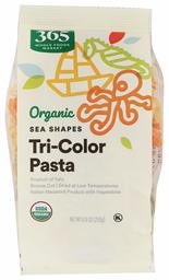 365 EVERYDAY VALUE Organic Tricolor Sea Creatures Pasta, 8.8 OZ