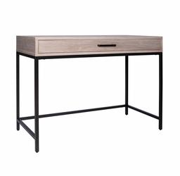 Amazon Brand – Rivet Avery Industrial Home Office Writing Desk with Metal Base, 40