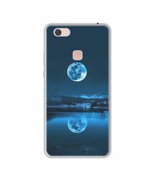 Amazon Brand - Solimo Designer Moon Pattern Print UV Printed Soft Back Case Mobile Cover for Vivo Z10