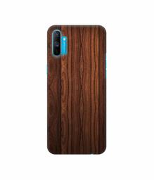 Amazon Brand - Solimo Designer Wooden Texture 3D Printed Hard Back Case Mobile Cover for Realme C3