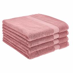 AmazonBasics Dual Performance Bath Towel - 4-Pack