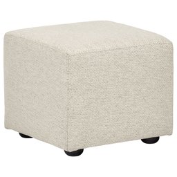 Rivet Modern Upholstered Cube Ottoman