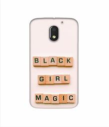 Amazon Brand - Solimo Designer Black Girl Magic 3D Printed Hard Back Case Mobile Cover for Motorola Moto E (3rd gen)