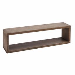 AmazonBasics Floating Shelves with Ledge - 24-Inch, Espresso, 2-Pack