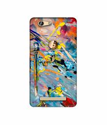 Amazon Brand - Solimo Designer Paint Texture 3D Printed Hard Back Case Mobile Cover for Gionee F103 Pro