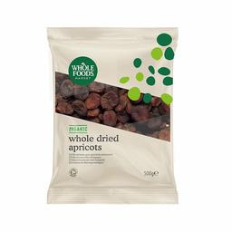 Whole Foods Market Organic Whole Dried Apricots, 500g