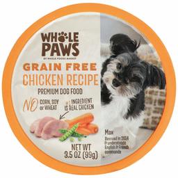 WHOLE PAWS Chicken Dinner For Dogs, 3.5 OZ